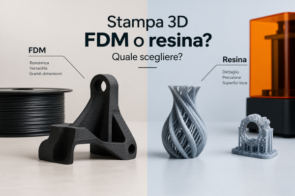 Stampa FDM o Resina ? Che tecnologia scegliere